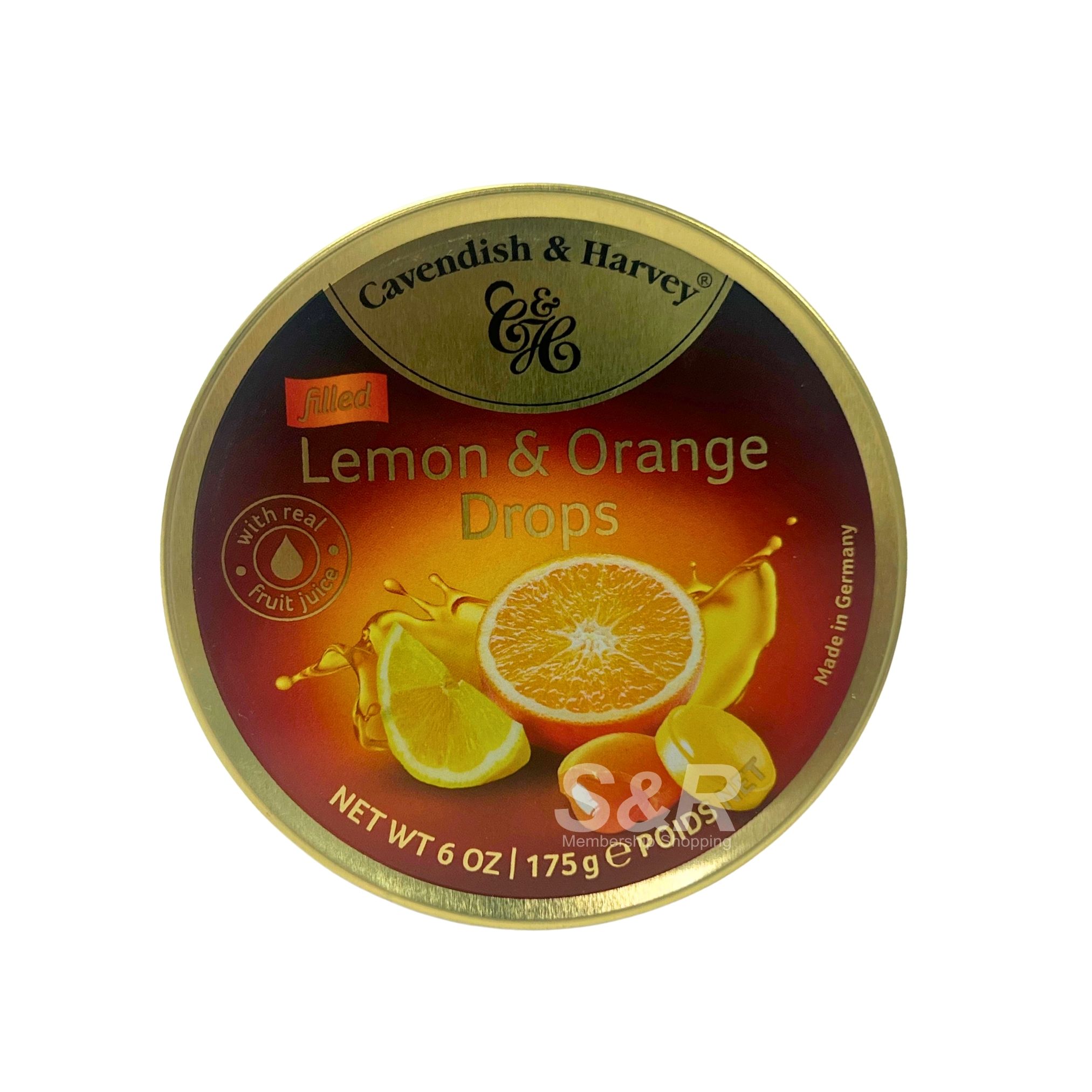 Cavendish & Harvey Lemon and Orange Drops 175g